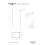 Kabina prysznicowa walk-in 100x195 Eco-n Gun metal Besco (ENGM100-195C)
