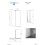Kabina prysznicowa przesuwna walk-in 90x200 Vayo Gun metal Besco (VYGM-90-200C)