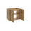 Zestaw meblowy 60cm z blatem Nova Oak Comad (SET-NOA B WHITE 60CM D)