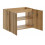 Zestaw meblowy 80cm z blatem Nova Oak Comad (SET-NOA B OAK 80CM D)