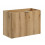 Zestaw meblowy 80cm z blatem Nova Oak Comad (SET-NOA B BLACK 80CM D)