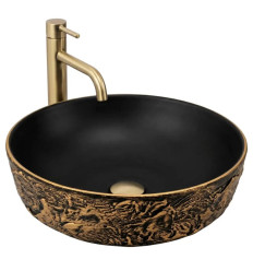 Umywalka nablatowa Babilon Gold Rea (REA-U5418)
