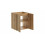 Zestaw meblowy 50cm z blatem i umywalką nablatową Gaja Nova Oak Comad (SET-NOA B OAK 50CM D UN GAJA 35 SW)