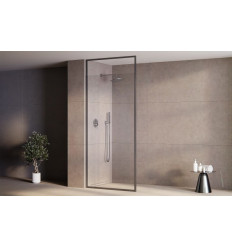 Kabina walk in 100 Icon Gun Metal Besco (ICGM100-200C)