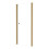 Drzwi prysznicowe 80 Sinco Brushed Gold Besco (DS-80-ZS)