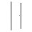 Drzwi prysznicowe 80 Sinco Gun Metal Besco (DS-80-GM)