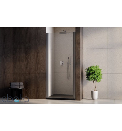 Drzwi prysznicowe 80 Sinco Gun Metal Besco (DS-80-GM)