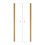 Drzwi prysznicowe 80 Sinco Due Brushed Gold Besco (DSD-80-ZS)
