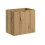Zestaw meblowy 60cm z blatem i umywalką nablatową Wiki Nova Oak Comad (SET-NOA B WHITE 60CM D UN WIKI SW)