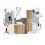 Zestaw meblowy 60cm z blatem Nova Oak Comad (SET-NOA B WHITE 60CM S)