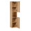 Zestaw meblowy 140cm z blatem i szafką wysoką Nova Oak Comad (SET-NOA B BLACK 140CM S HC)