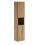 Zestaw meblowy 140cm z blatem i szafką wysoką Nova Oak Comad (SET-NOA B BLACK 140CM S HC)