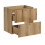 Zestaw meblowy 120cm z blatem Nova Oak Comad (SET-NOA B BLACK 120CM S)