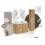 Zestaw meblowy 120cm z blatem Nova Oak Comad (SET-NOA B WHITE 120CM S)