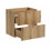 Zestaw meblowy 60cm z blatem Nova Oak Comad (SET-NOA B BLACK 60CM S)