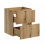 Zestaw meblowy 50cm z blatem Nova Oak Comad (SET-NOA B BLACK 50CM S)