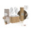 Zestaw meblowy 50cm z blatem Nova Oak Comad (SET-NOA B WHITE 50CM S)