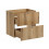 Zestaw meblowy 90cm z blatem Nova Oak Comad (SET-NOA B BLACK 90CM S)