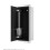 Pojemnik na szczotkę WC Wall Box Brush S lewy Black Glass Balneo (B0401020504-01)