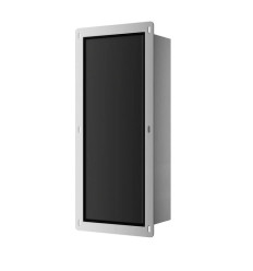 Pojemnik na szczotkę WC Wall Box Brush S lewy Black Glass Balneo (B0401020504-01)