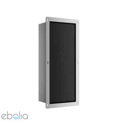 Pojemnik na szczotkę WC Wall Box Brush S prawy Black Glass Balneo (B0401020507-01)