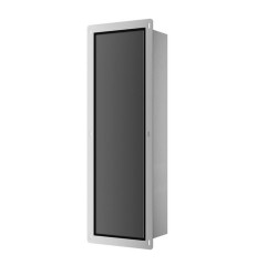 Pojemnik na szczotkę WC Wall Box Brush L prawy Black Glass Balneo (B040102050802)