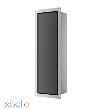 Pojemnik na szczotkę WC Wall Box Brush L prawy Black Glass Balneo (B040102050802)