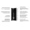 Pojemnik na szczotkę WC Wall Box Brush L prawy Black Glass Balneo (B040102050802)