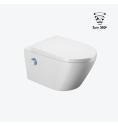 Miska WC z funkcją bidetu Dakota 2.0 pokrętło sterujące chrom Excellent (CEEX.4024.K.D3.WHCR)