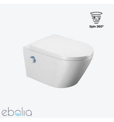 Miska WC z funkcją bidetu Dakota 2.0 pokrętło sterujące chrom Excellent (CEEX.4024.K.D3.WHCR)