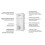 Pojemnik na szczotkę WC Wall Box Brush L lewy White Glass Balneo (B0401070505-02)