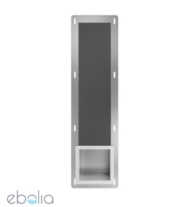 Półka schowek na papier Balneo Wall Box Paper 3 wbudowany w ścianę inox Balneo (PB-IN3)