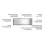 Półka wnękowa z kołnierzem 30x30x7cm Wall Box One Inox Balneo (OB-IN1)