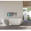 Półka wnękowa z kołnierzem 90x30x7cm Wall Box One Inox Balneo (OB-IN5)