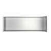 Półka wnękowa z kołnierzem 90x30x10cm Wall Box One Inox Balneo (OB-IN6)