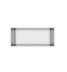 Półka wnękowa z kołnierzem 45x20x10cm Wall Box One Inox Balneo (B0101010110-2)