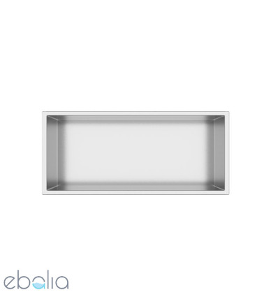 Półka wnękowa z kołnierzem 45x20x10cm Wall Box One Inox Balneo (B0101010110-2)