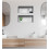 Półka wnękowa z kołnierzem 45x20x10cm Wall Box One Inox Balneo (B0101010110-2)