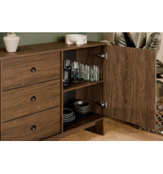 Komoda 176cm 2 drzwi 3 szuflady Yori Villa Comad (YORI VILLA 72-176-40-2D3S)