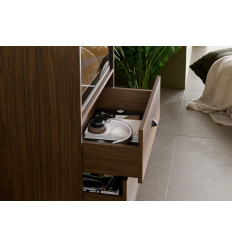 Zestaw salonowy z komodą, witryną i stołem Yori Villa Comad (SET-YOV 137CM HC)