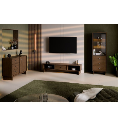 Komoda 118cm 1 drzwi 3 szuflady Yori Villa Comad (YORI VILLA 72-118-40-1D3S)