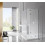 Kabina przyścienna 100x90 Euphoria KDJ P Radaway (383612-01R + 383240-01R + 383032-01 + 383035-01)
