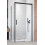Kabina prysznicowa 150x120 Idea KDJ Black Radaway (387045-54-01R + 387054-54-01L)
