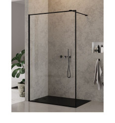Kabina walk-in z ramką 90 New Modus Black New Trendy (EXK-0106)