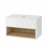 Szafka pod umywalkę nablatową biały/dąb Tuto Excellent (MLEX.0102.800.WHBL)