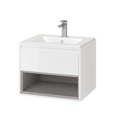 Szafka z umywalką biała/beton 48x60 Tuto Excellent (MLCE.0101.3617.600.WHCO)