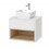 Szafka pod umywalkę nablatową biały/dąb Tuto Excellent (MLEX.0102.600.WHBL)