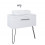 Szafka z blatem 90 Futuris White Elita (166933 + RE050900128060)
