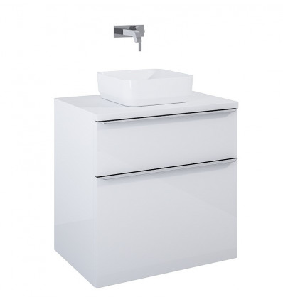Szafka pod umywalkę z blatem 70 Lofty White Elita (RE010700028060 + RE050700028060)