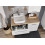 Zestaw szafka z umywalką 60 Kwadro Plus Antracyt Elita (166788 + 22052008)